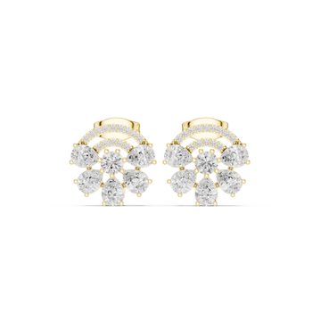 Bright 1.662ct Pear Lab Grown Diamond Earring