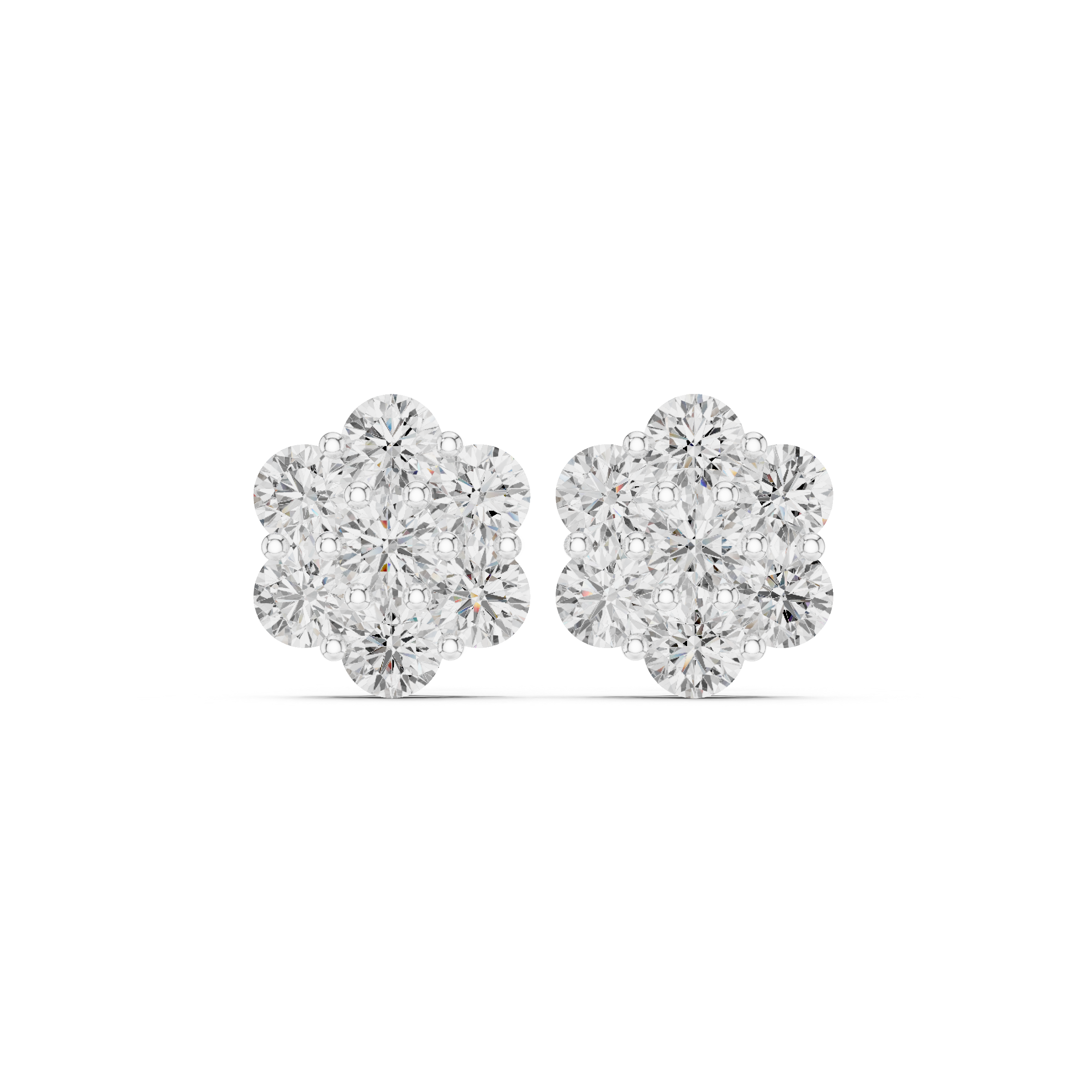 Graceful 2.94ct Lab Grown Diamond Earring