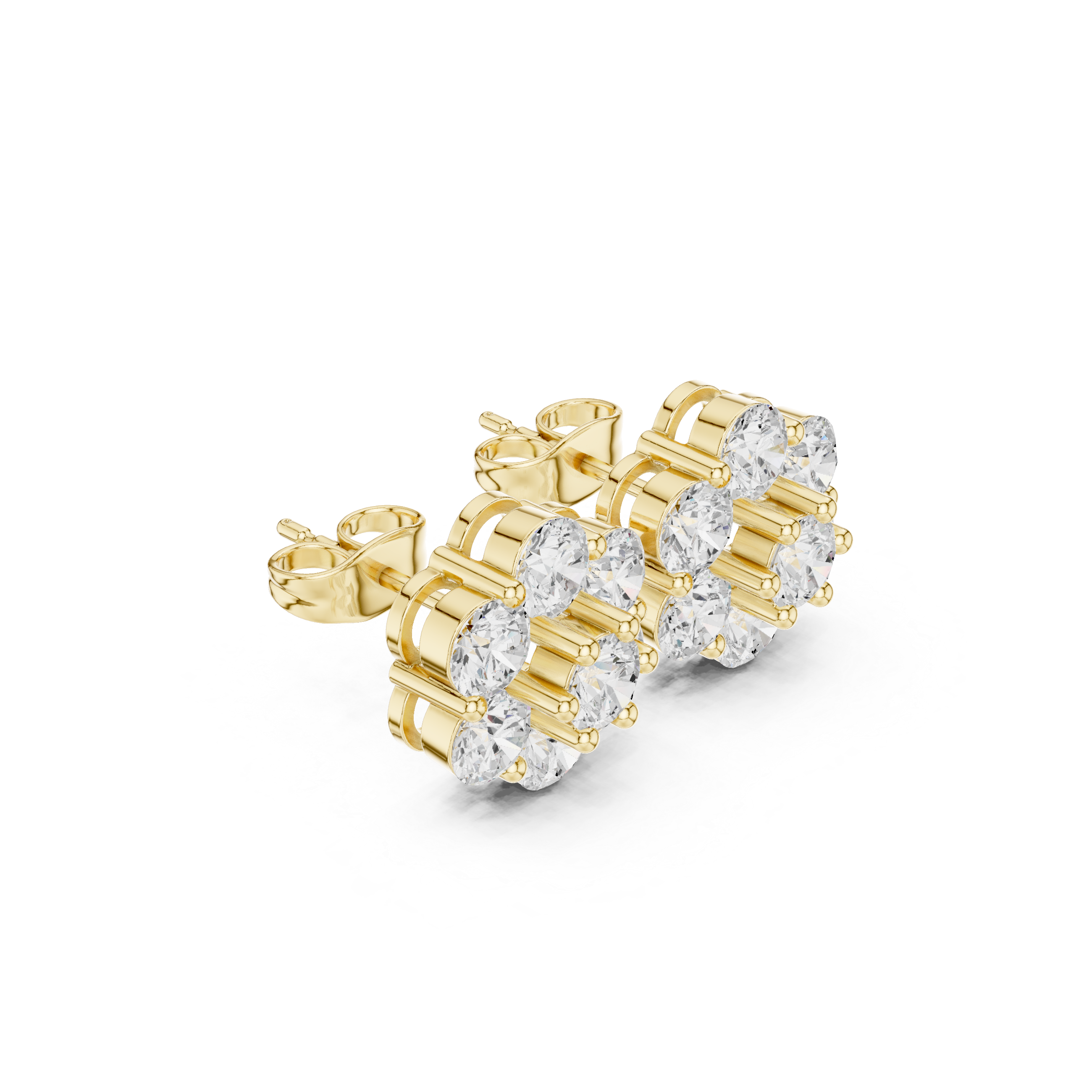 Graceful 2.94ct Lab Grown Diamond Earring