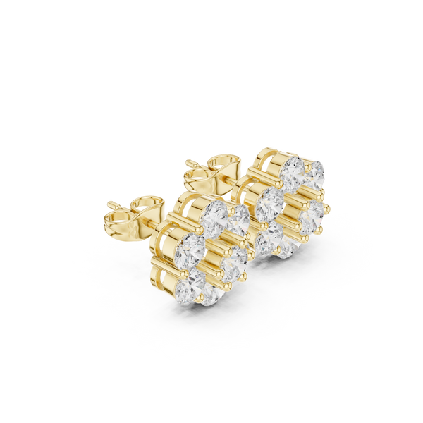 Graceful 2.94ct Lab Grown Diamond Earring