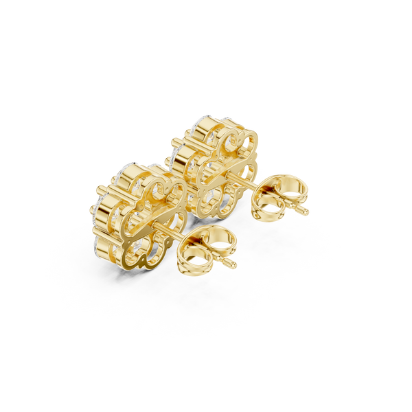 Graceful 2.94ct Lab Grown Diamond Earring