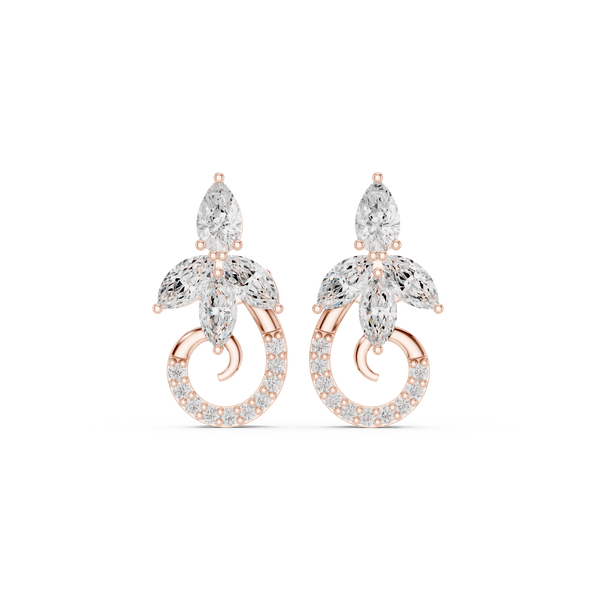 Marquise Pear 2.21ct Lab Grown Diamond Earring