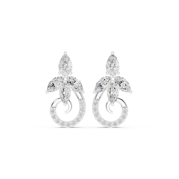 Marquise Pear 2.21ct Lab Grown Diamond Earring