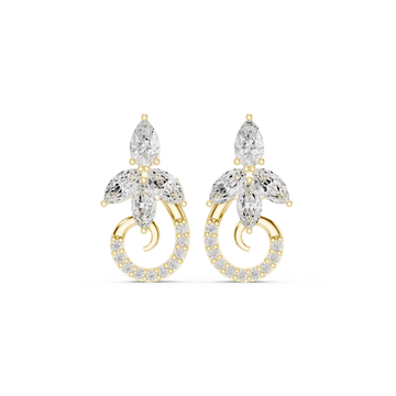Marquise Pear 2.21ct Lab Grown Diamond Earring
