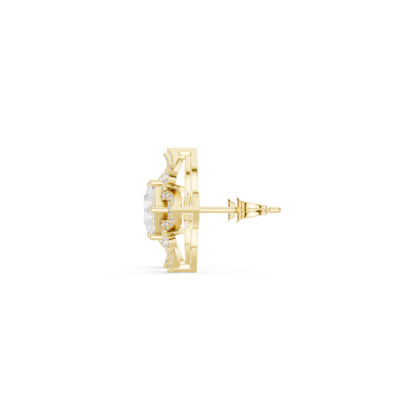 Stunning 1.15ct Princess Lab Grown Diamond Earring