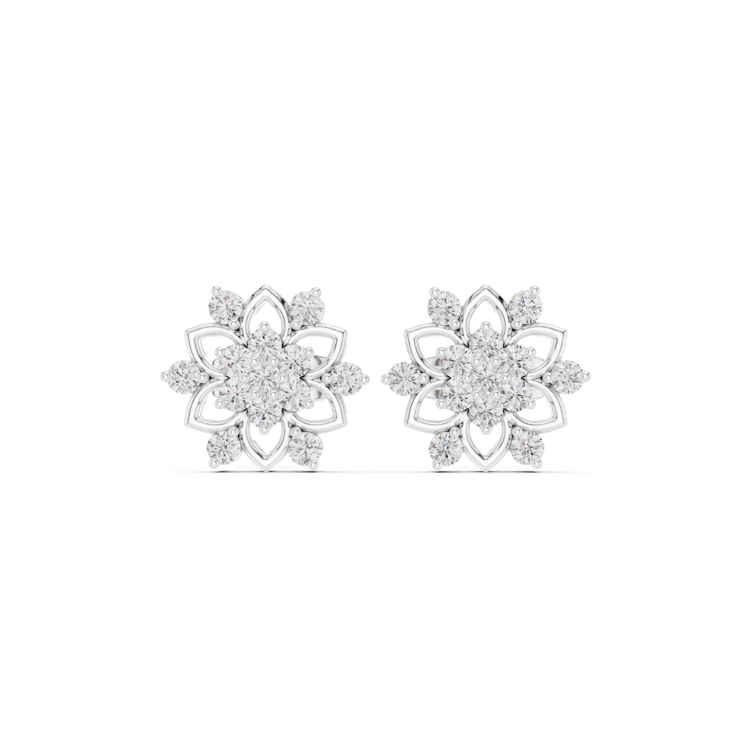 Majestic 1.43ct Pear Lab Grown Diamond Earring