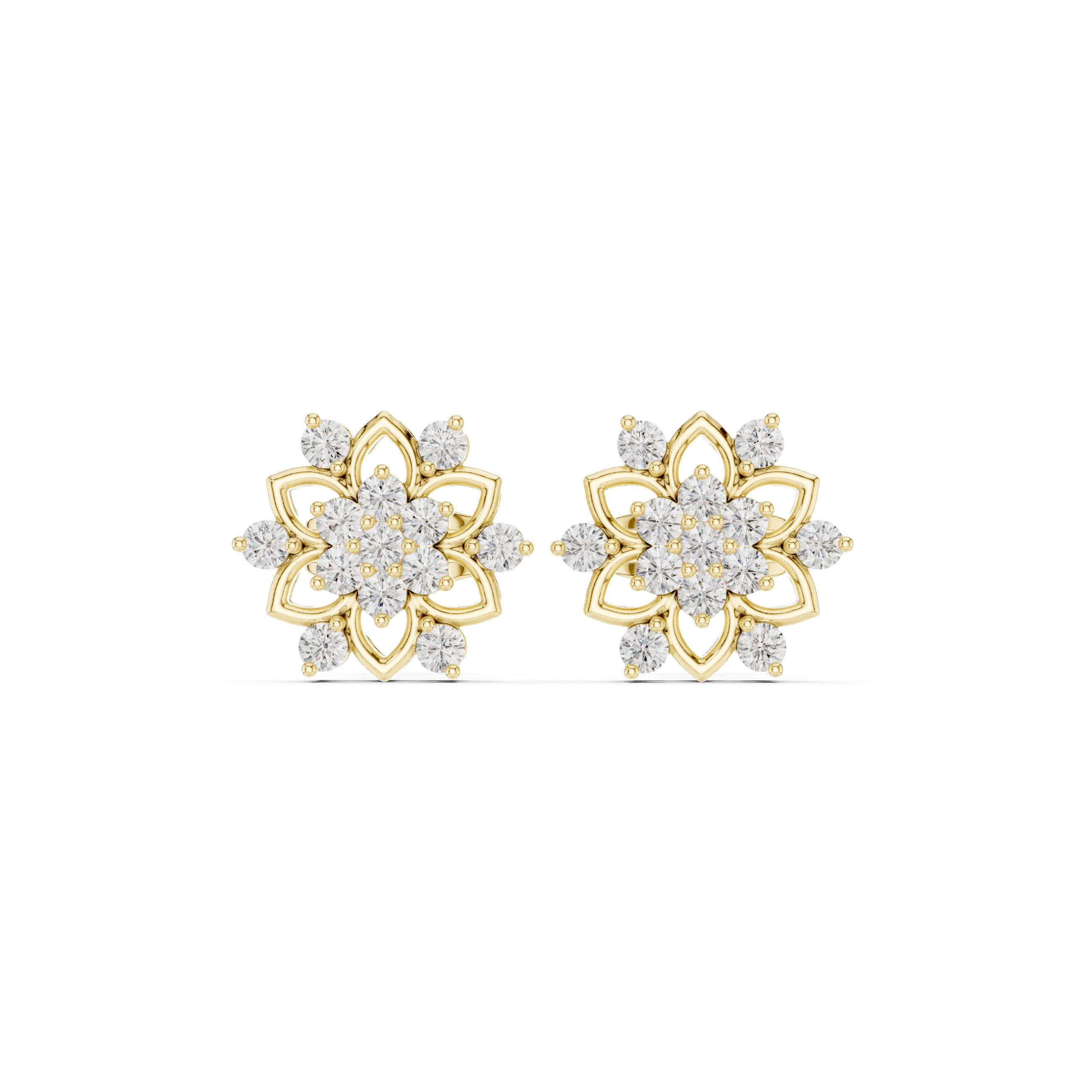 Majestic 1.43ct Pear Lab Grown Diamond Earring
