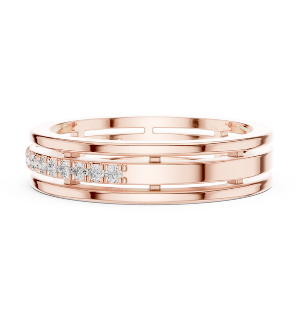 Round Diamond Eternity Lab Grown Diamond Ring