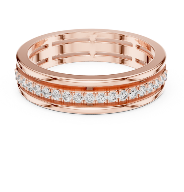 Round Diamond Eternity Lab Grown Diamond Ring