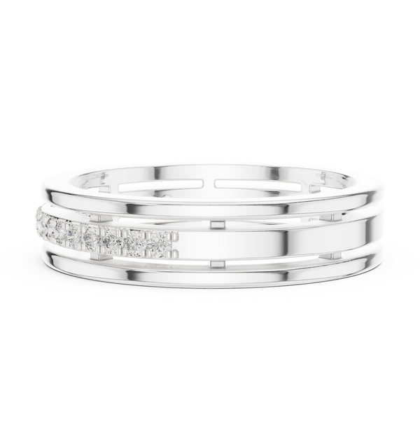 Round Diamond Eternity Lab Grown Diamond Ring