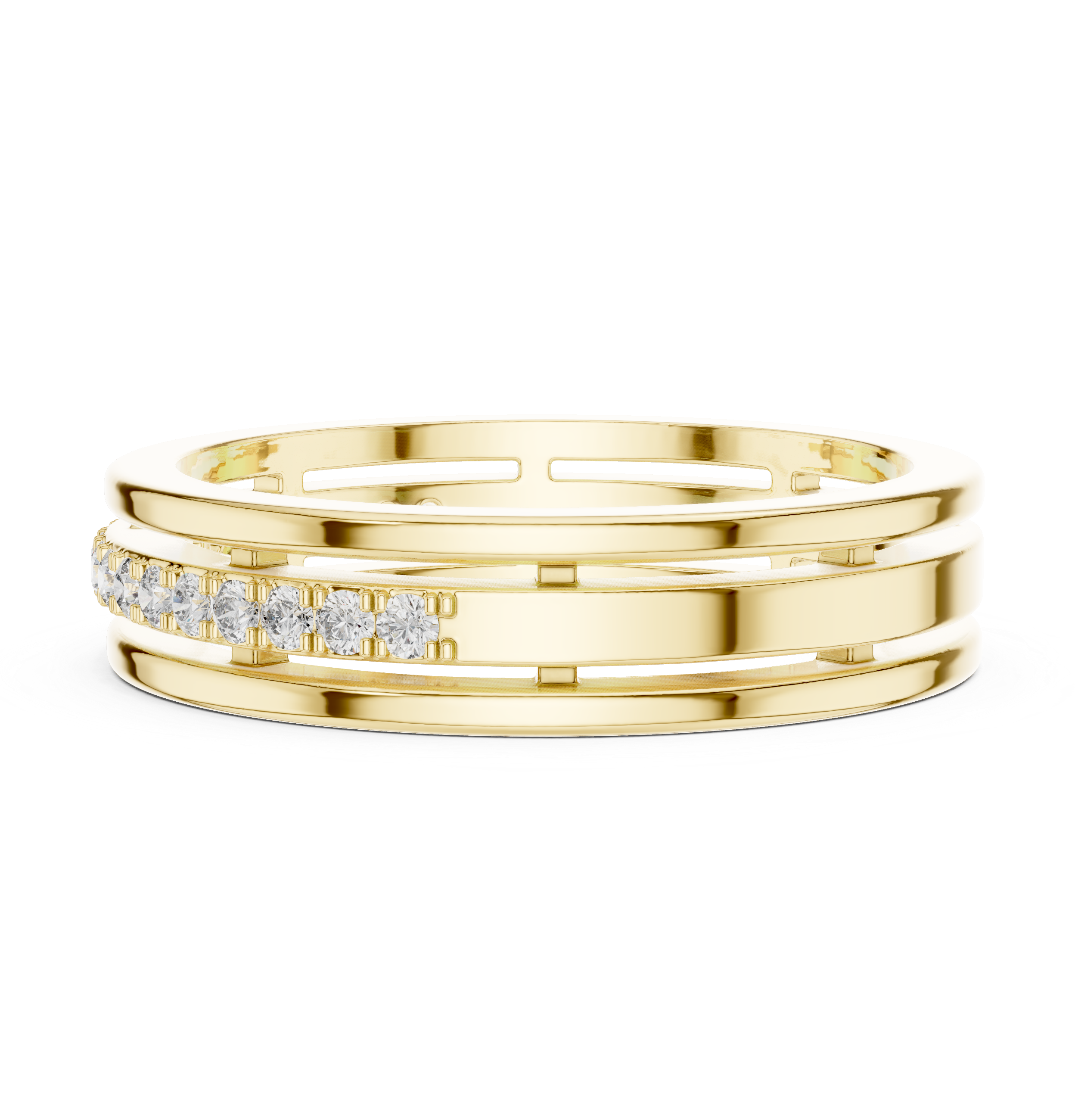 Round Diamond Eternity Lab Grown Diamond Ring