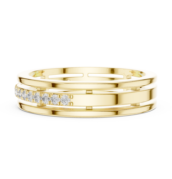 Round Diamond Eternity Lab Grown Diamond Ring