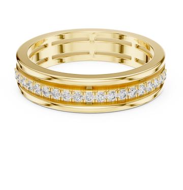 Round Diamond Eternity Lab Grown Diamond Ring