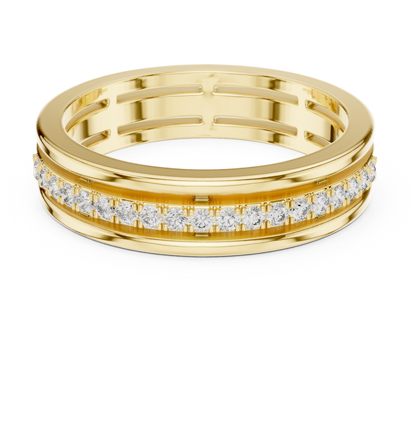 Round Diamond Eternity Lab Grown Diamond Ring