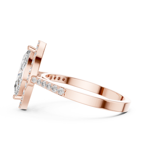 Timeless 1 ct Marquise Diamond Lab Grown Diamond Ring