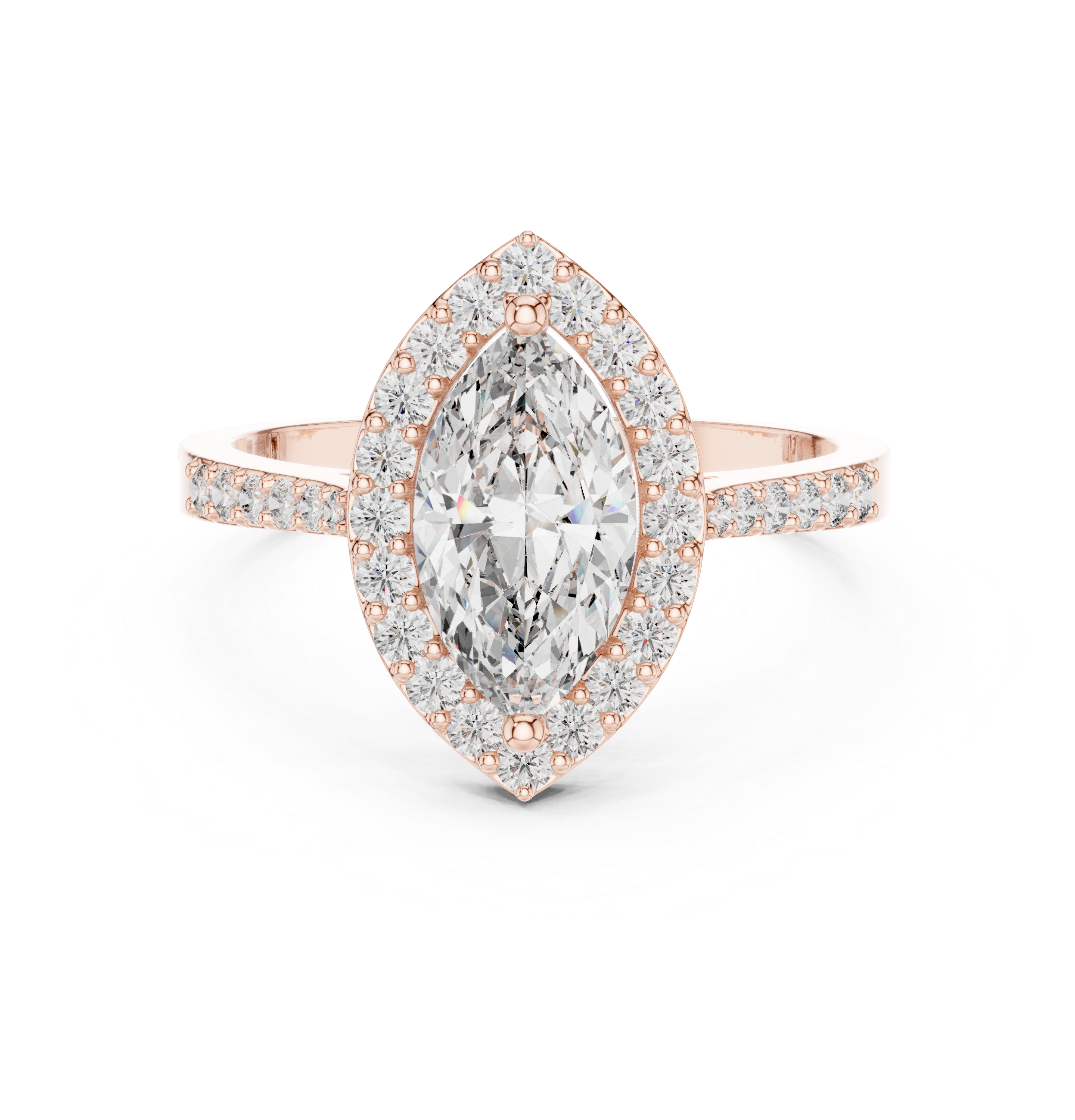 Timeless 1 ct Marquise Diamond Lab Grown Diamond Ring