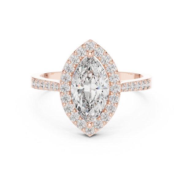 Timeless 1 ct Marquise Diamond Lab Grown Diamond Ring