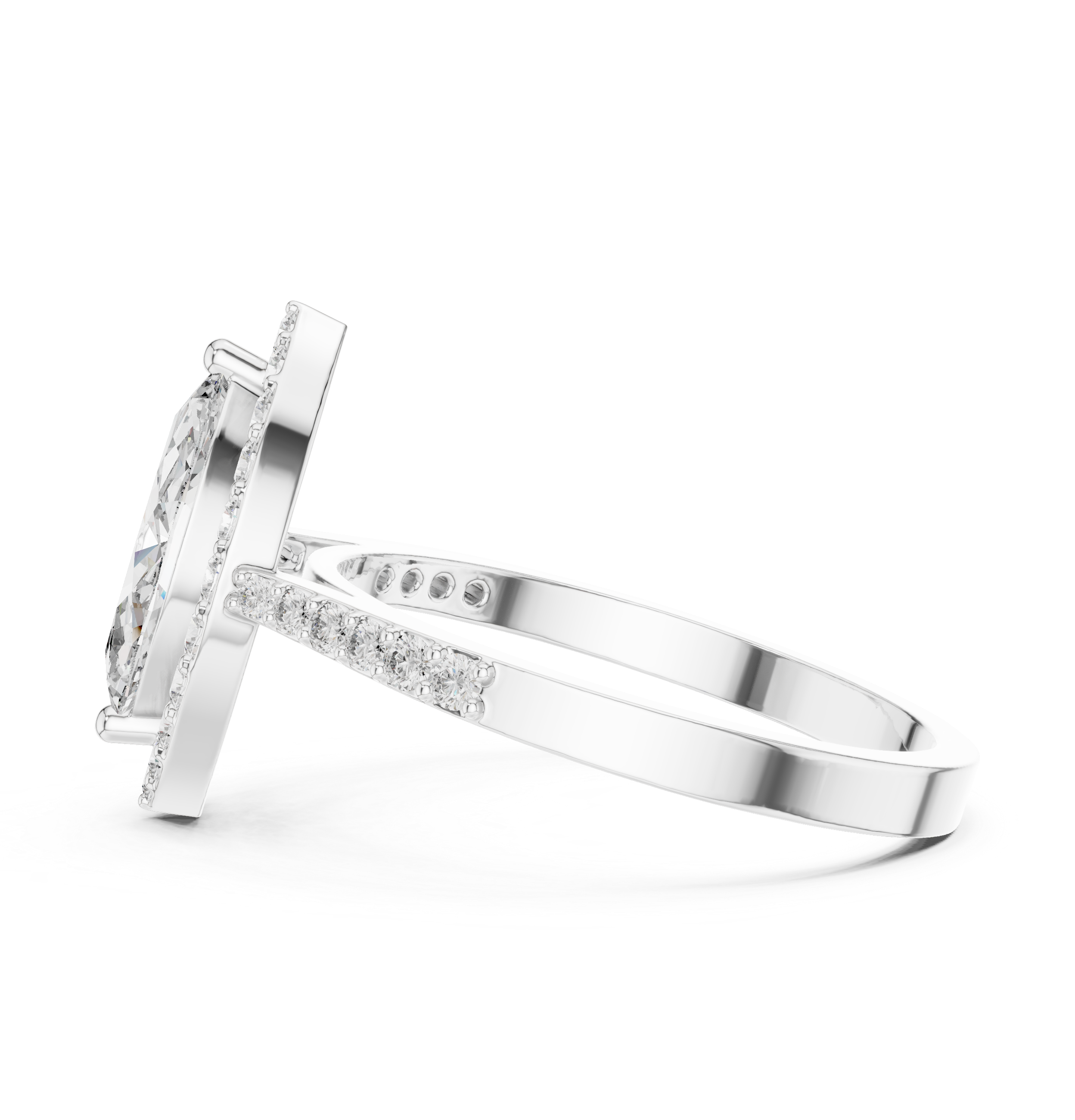 Timeless 1 ct Marquise Diamond Lab Grown Diamond Ring
