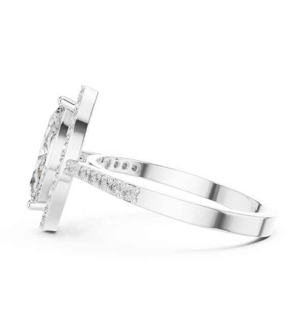 Timeless 1 ct Marquise Diamond Lab Grown Diamond Ring