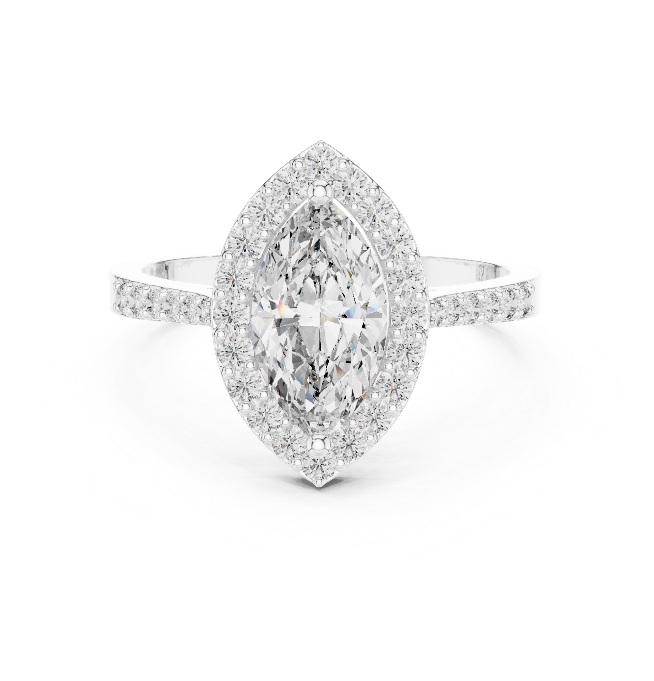Timeless 1 ct Marquise Diamond Lab Grown Diamond Ring