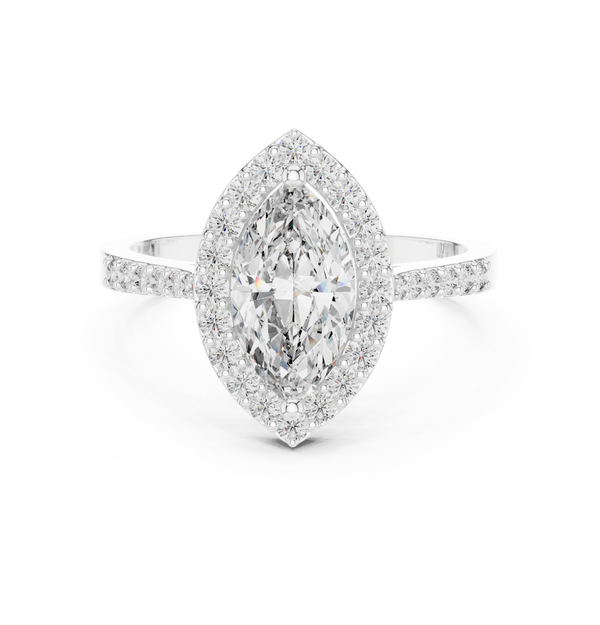 Timeless 1 ct Marquise Diamond Lab Grown Diamond Ring