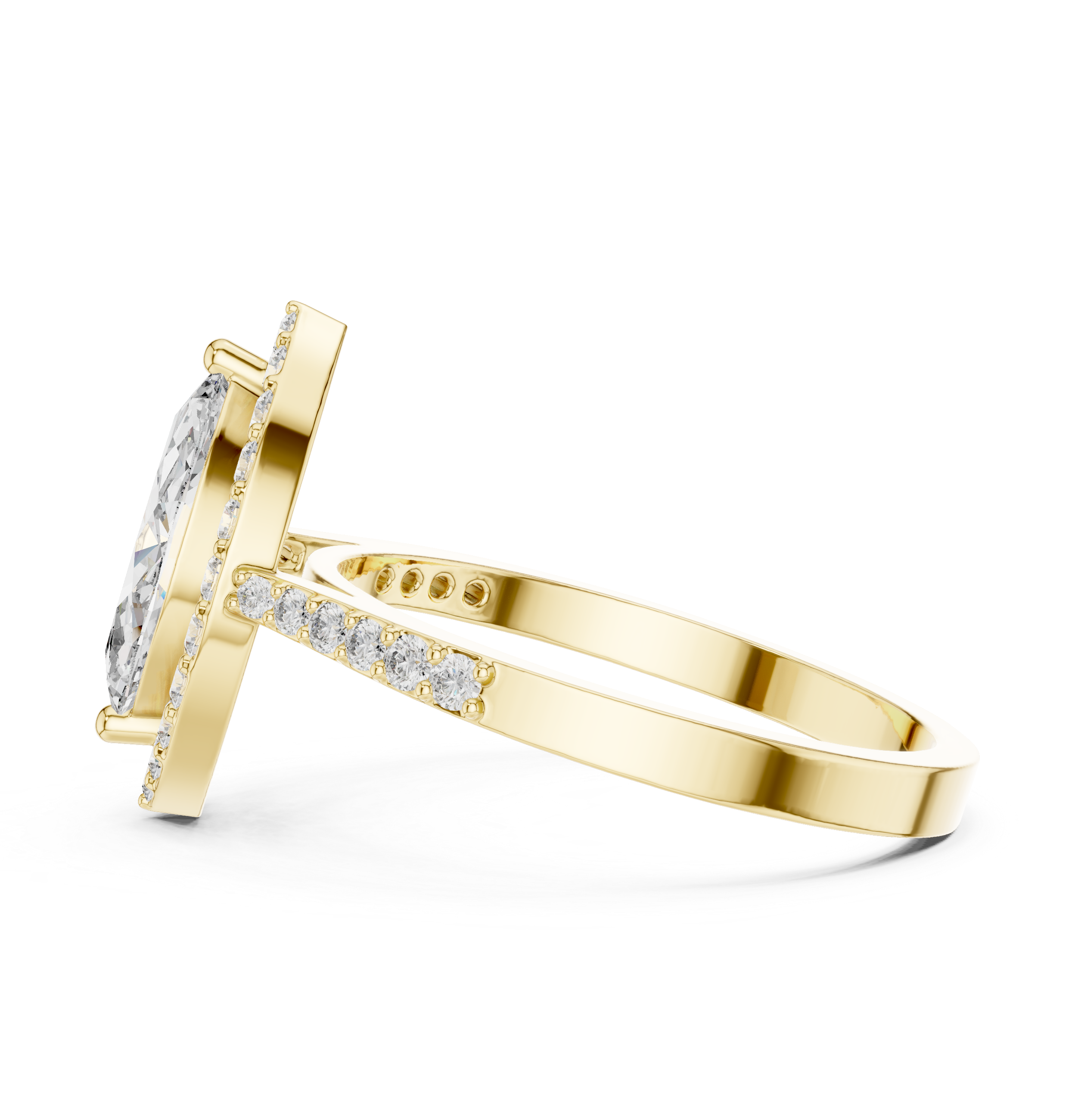 Timeless 1 ct Marquise Diamond Lab Grown Diamond Ring