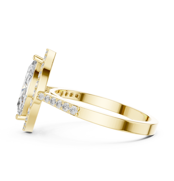 Timeless 1 ct Marquise Diamond Lab Grown Diamond Ring