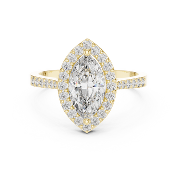 Timeless 1 ct Marquise Diamond Lab Grown Diamond Ring