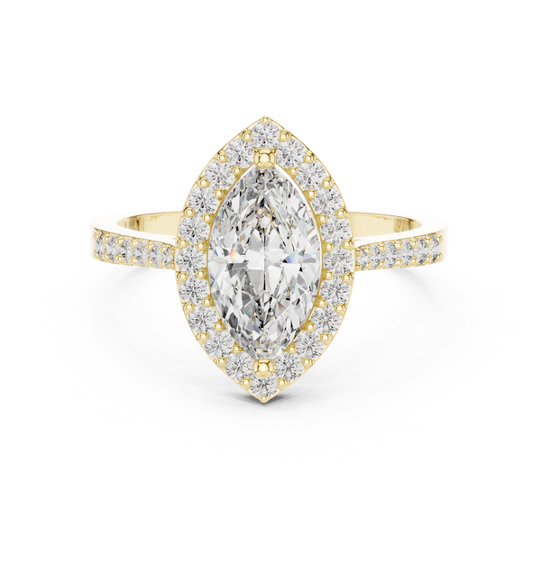 Timeless 1 ct Marquise Diamond Lab Grown Diamond Ring