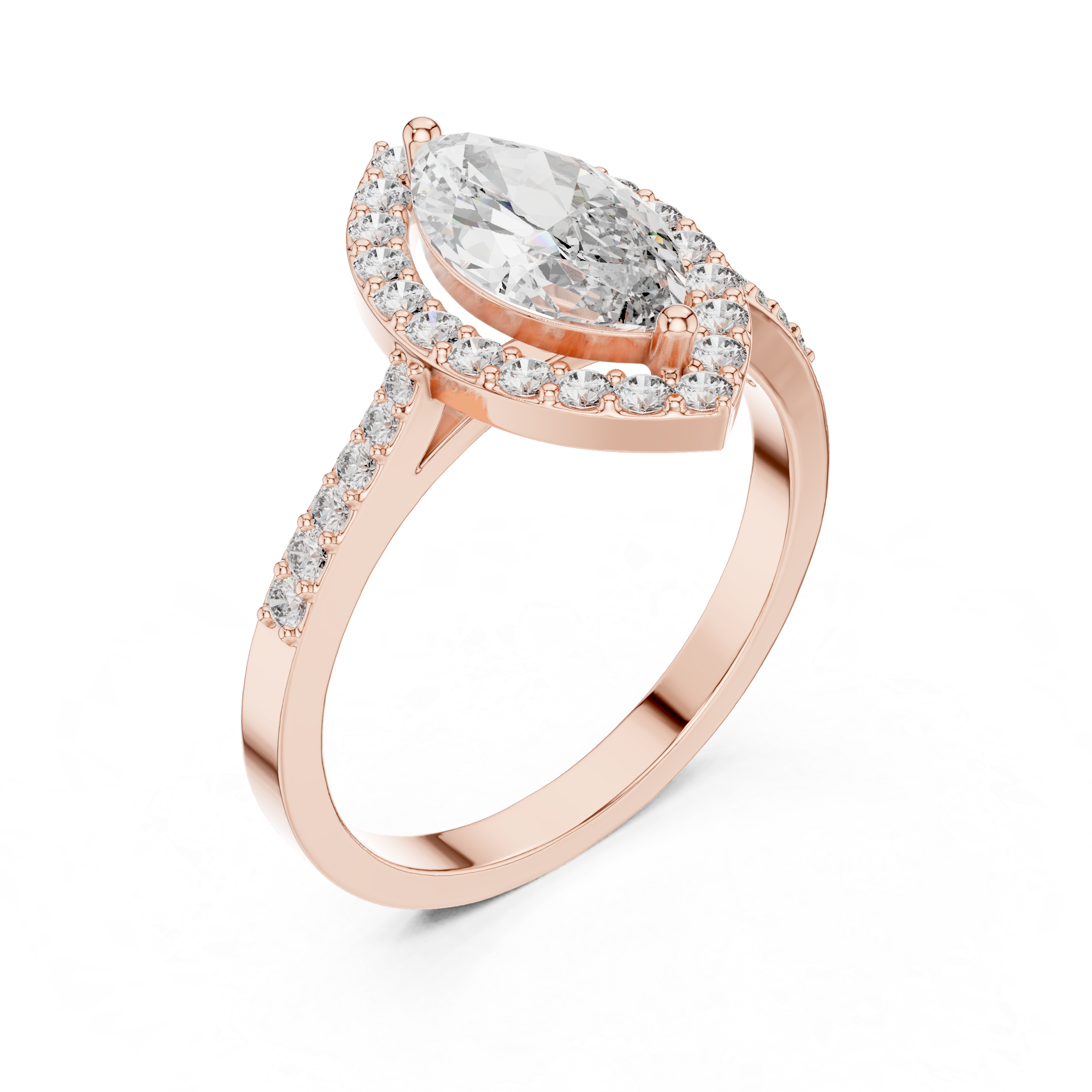 Timeless 1 ct Marquise Diamond Lab Grown Diamond Ring