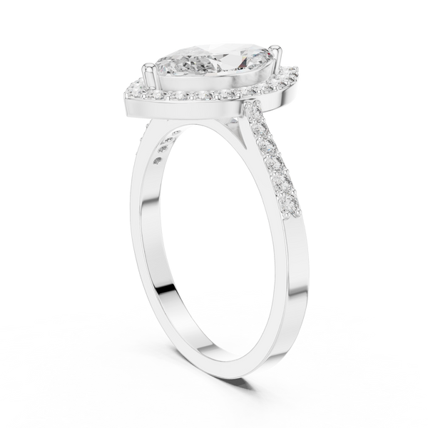 Timeless 1 ct Marquise Diamond Lab Grown Diamond Ring