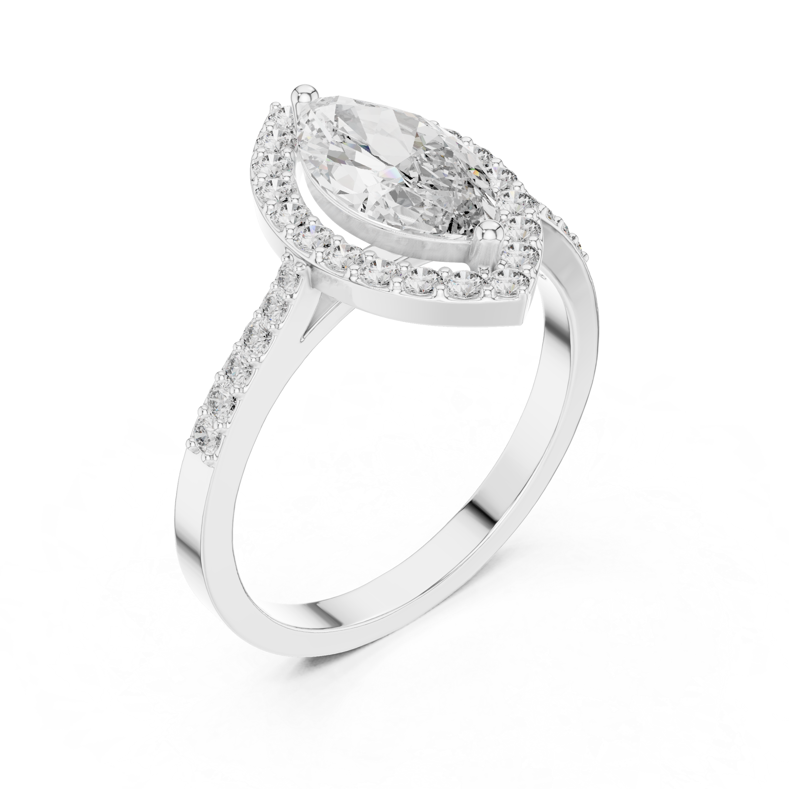 Timeless 1 ct Marquise Diamond Lab Grown Diamond Ring