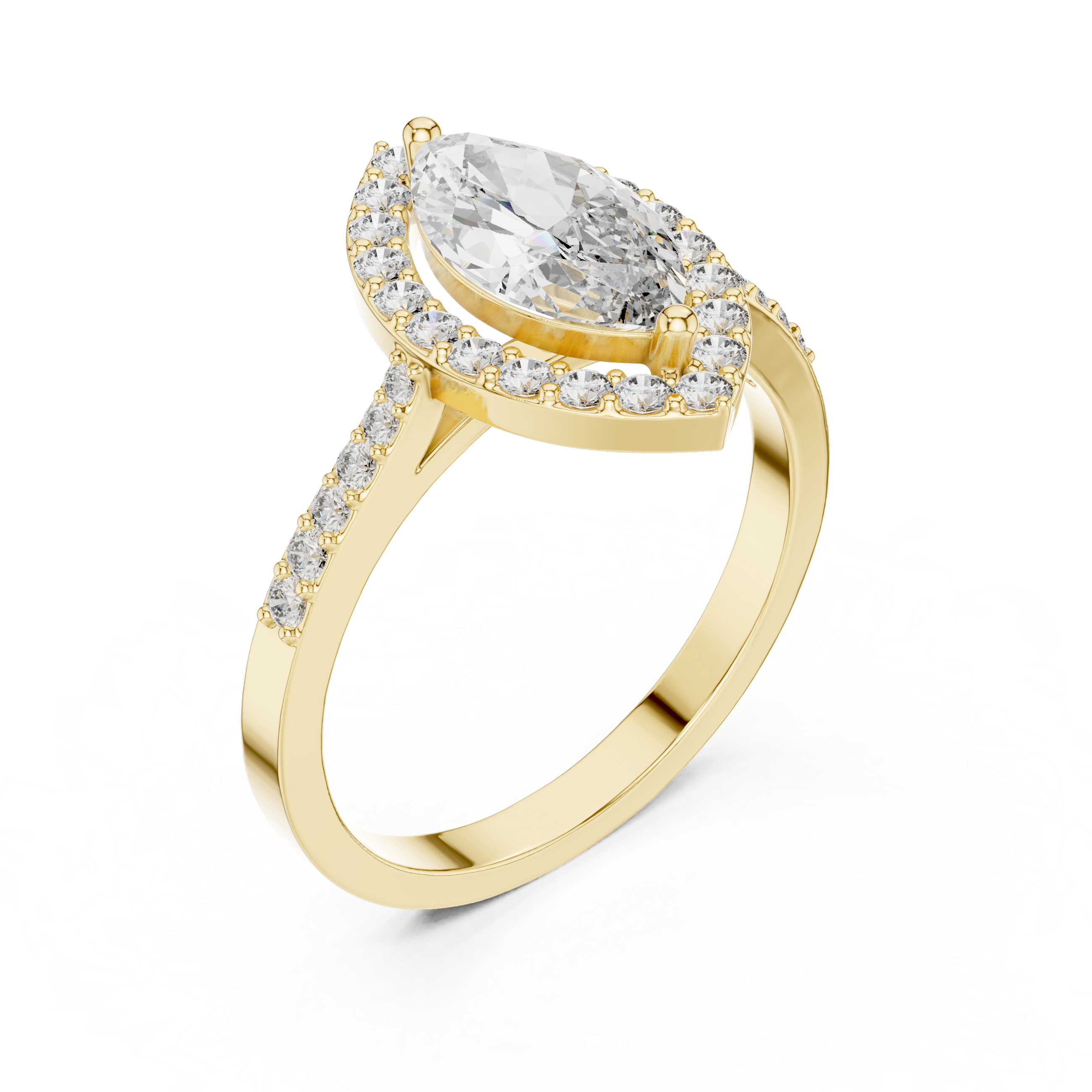 Timeless 1 ct Marquise Diamond Lab Grown Diamond Ring