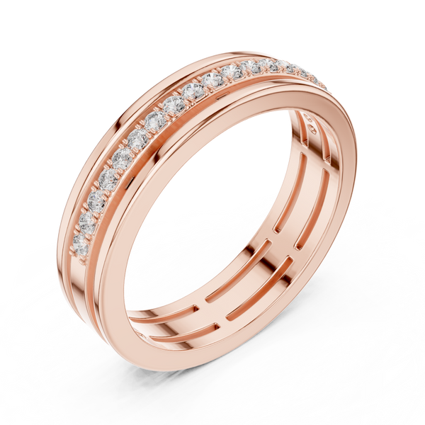 Round Diamond Eternity Lab Grown Diamond Ring