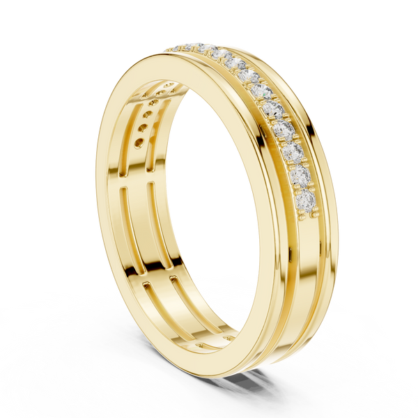 Round Diamond Eternity Lab Grown Diamond Ring