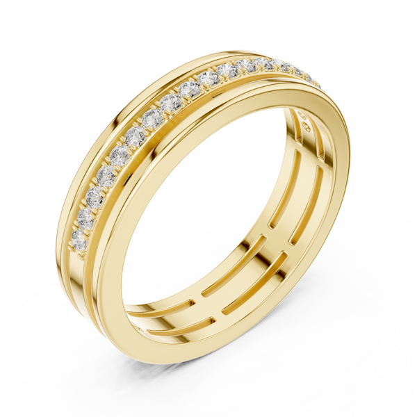 Round Diamond Eternity Lab Grown Diamond Ring