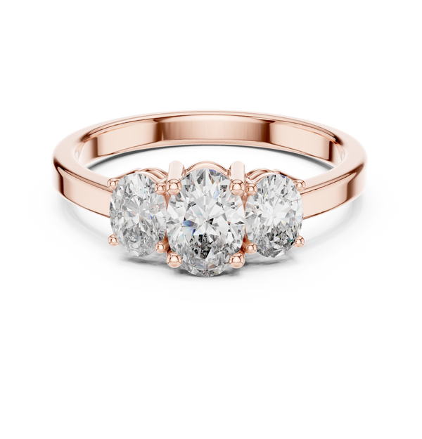 Timeless 0.5 ct Round Diamond Solitaire Lab Grown Diamond Ring