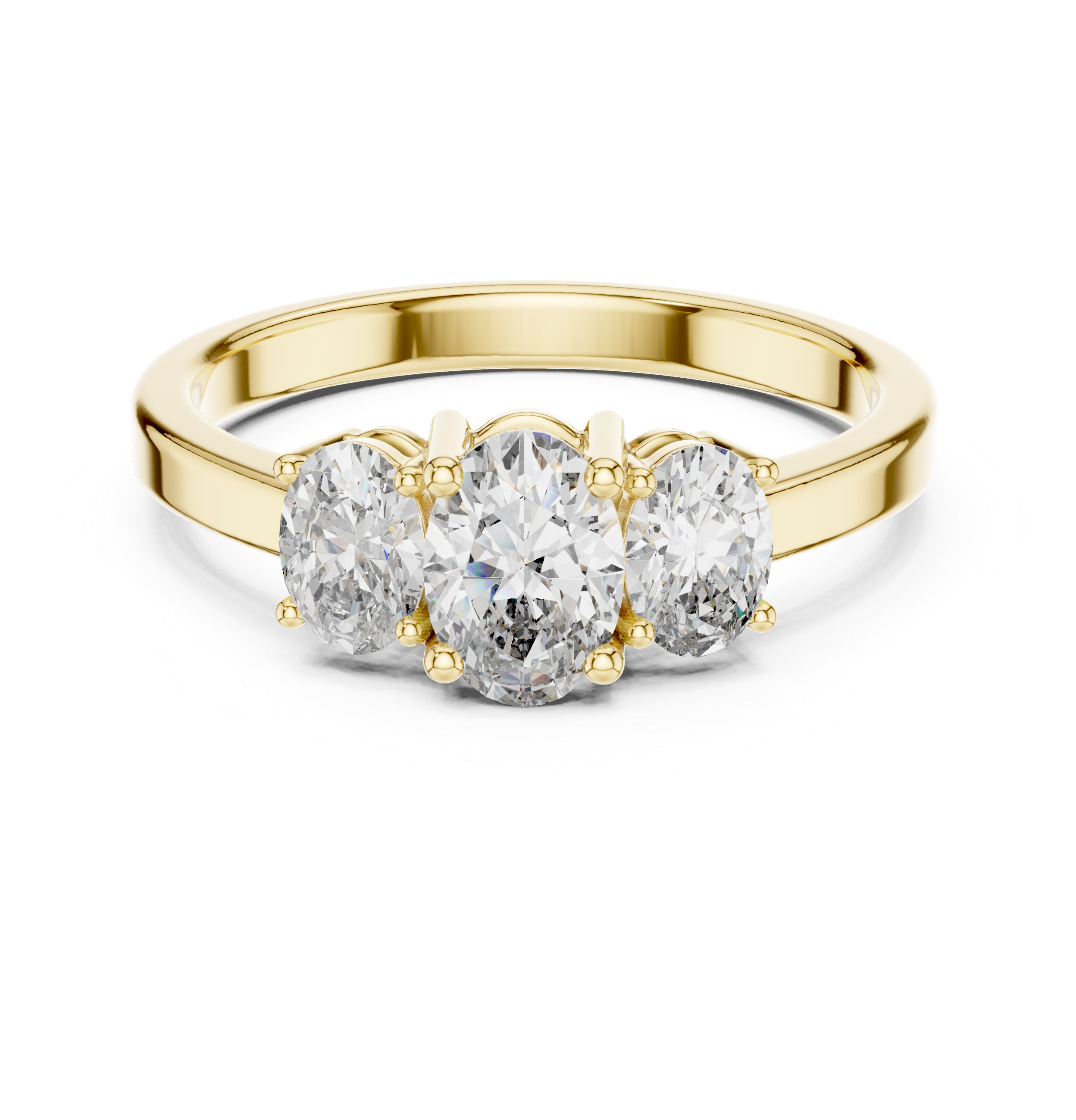 Timeless 0.5 ct Round Diamond Solitaire Lab Grown Diamond Ring