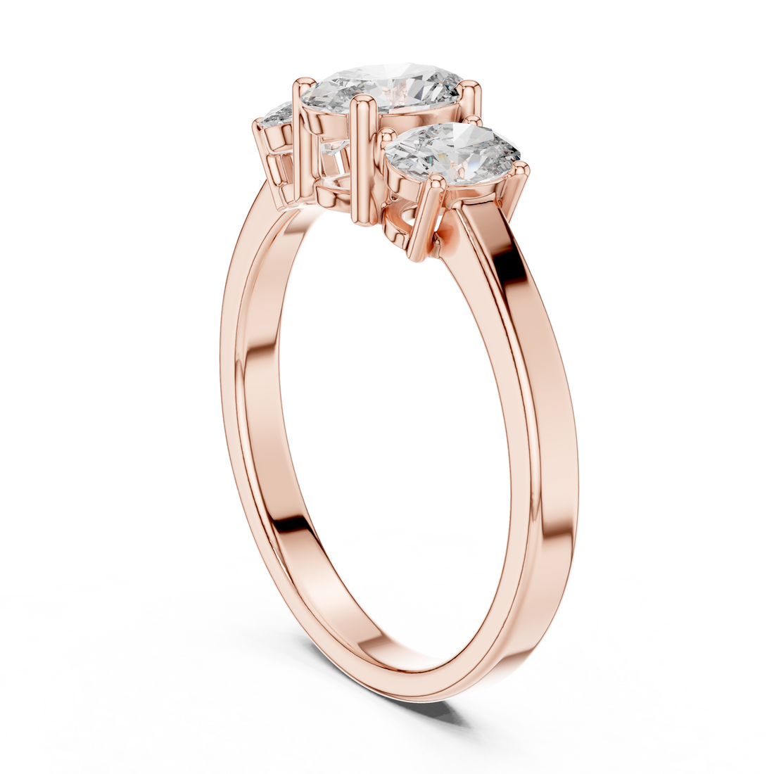 Timeless 0.5 ct Round Diamond Solitaire Lab Grown Diamond Ring