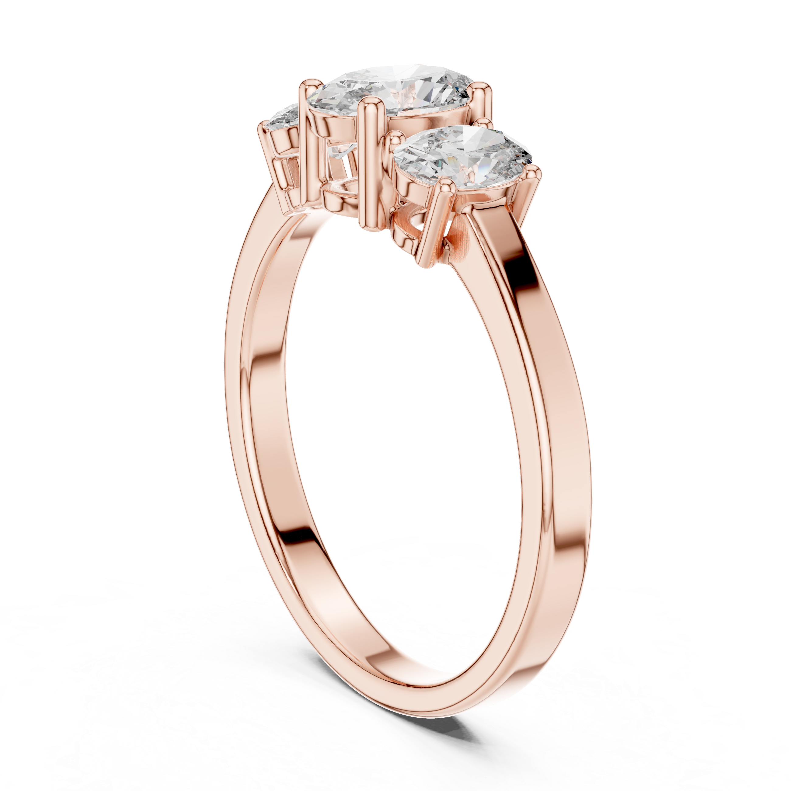Timeless 0.5 ct Round Diamond Solitaire Lab Grown Diamond Ring