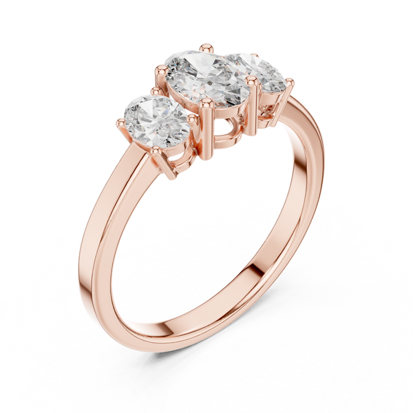 Timeless 0.5 ct Round Diamond Solitaire Lab Grown Diamond Ring