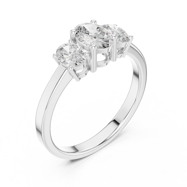 Timeless 0.5 ct Round Diamond Solitaire Lab Grown Diamond Ring