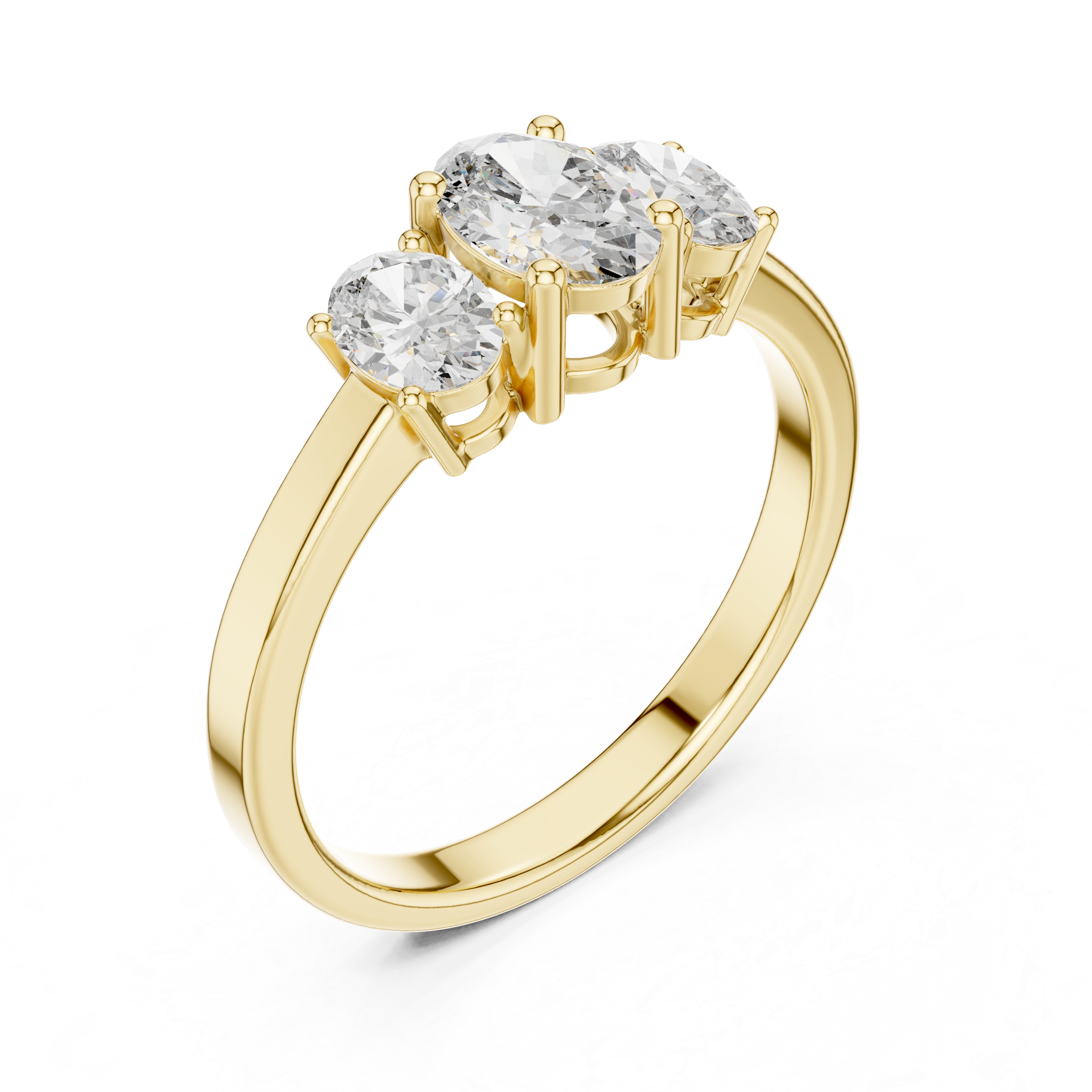 Timeless 0.5 ct Round Diamond Solitaire Lab Grown Diamond Ring