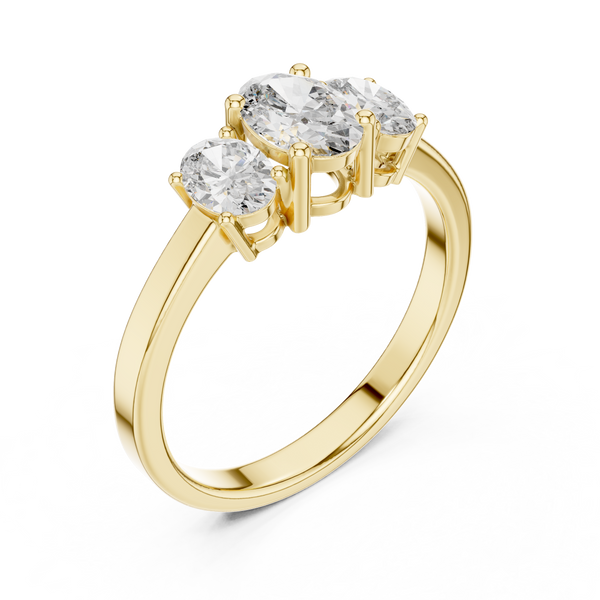Timeless 0.5 ct Round Diamond Solitaire Lab Grown Diamond Ring