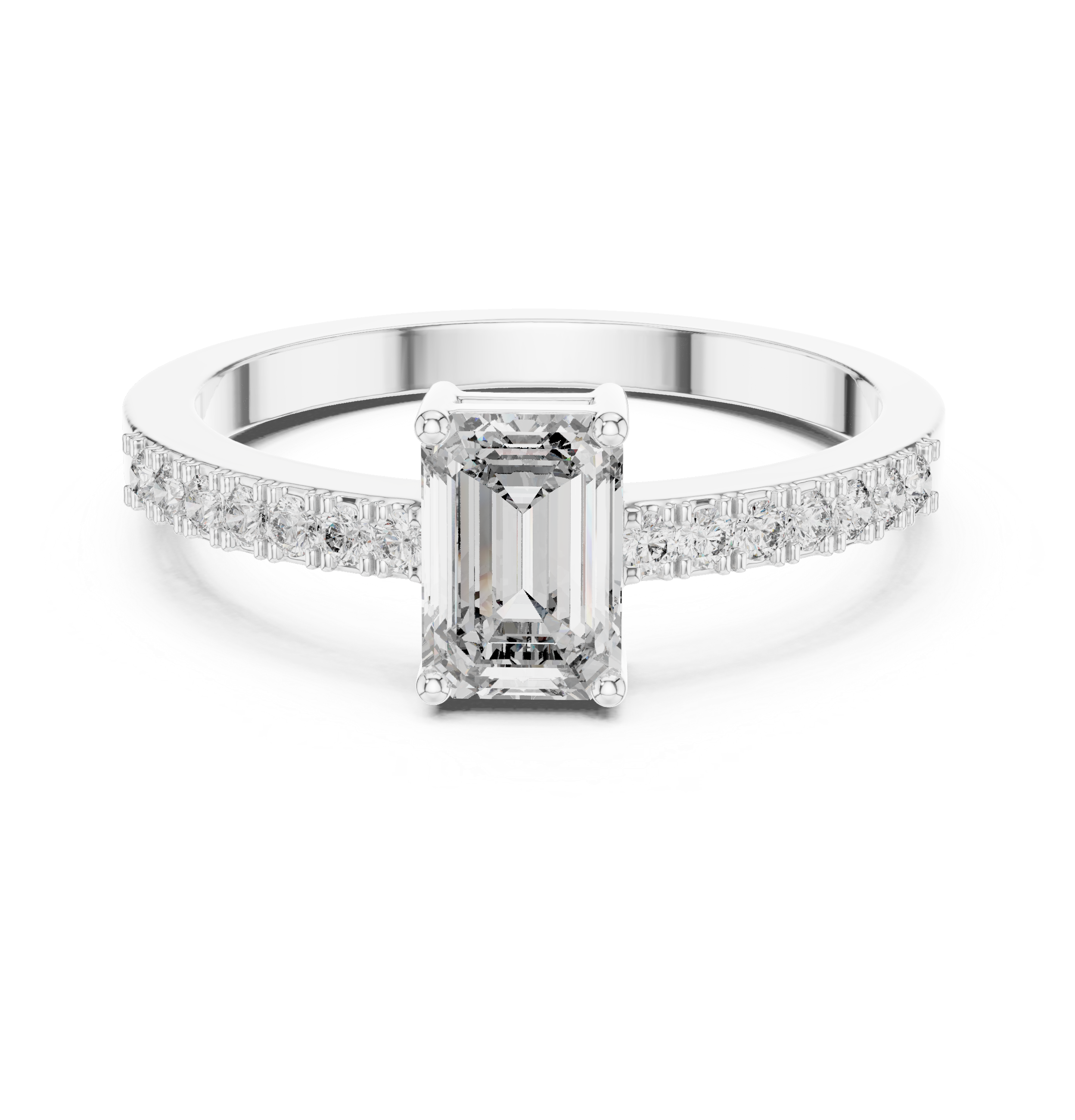 Timeless Round Solitaire Diamond Lab Grown Diamond Ring 0.5ct