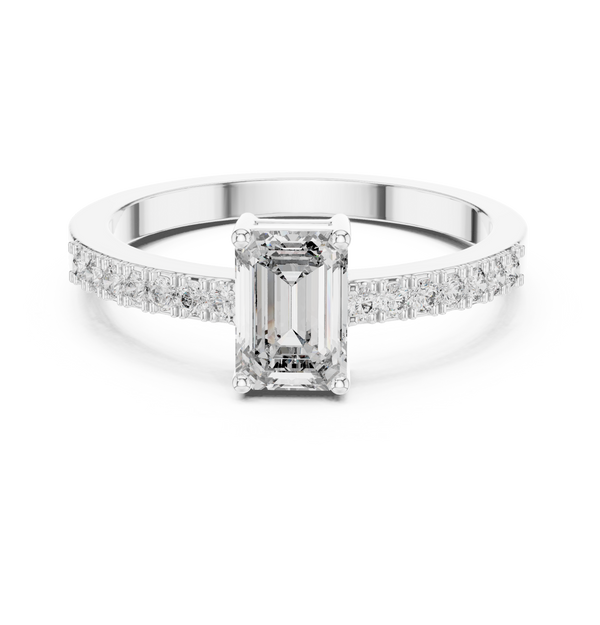 Timeless Round Solitaire Diamond Lab Grown Diamond Ring 0.5ct