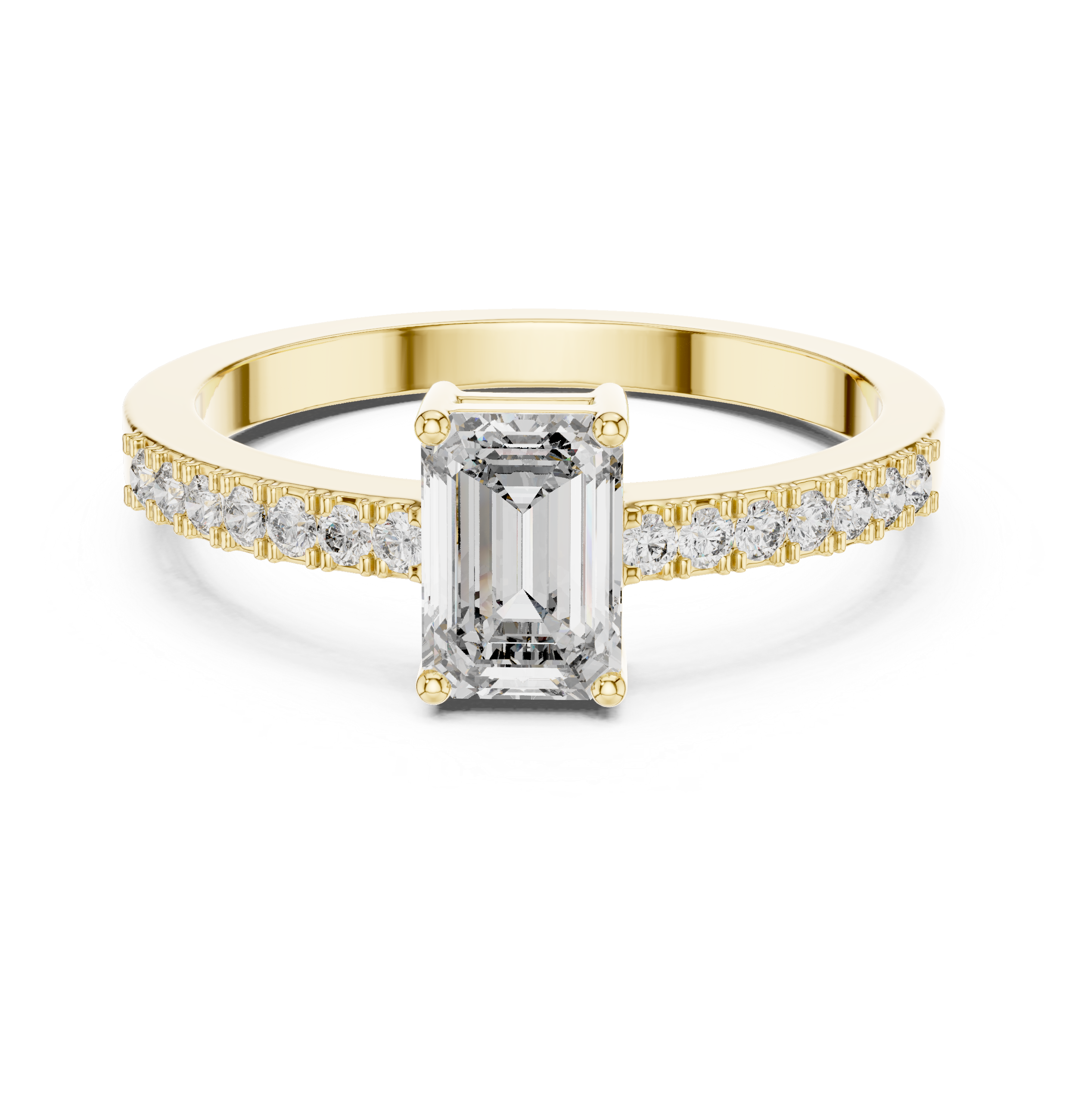 Timeless Round Solitaire Diamond Lab Grown Diamond Ring 0.5ct