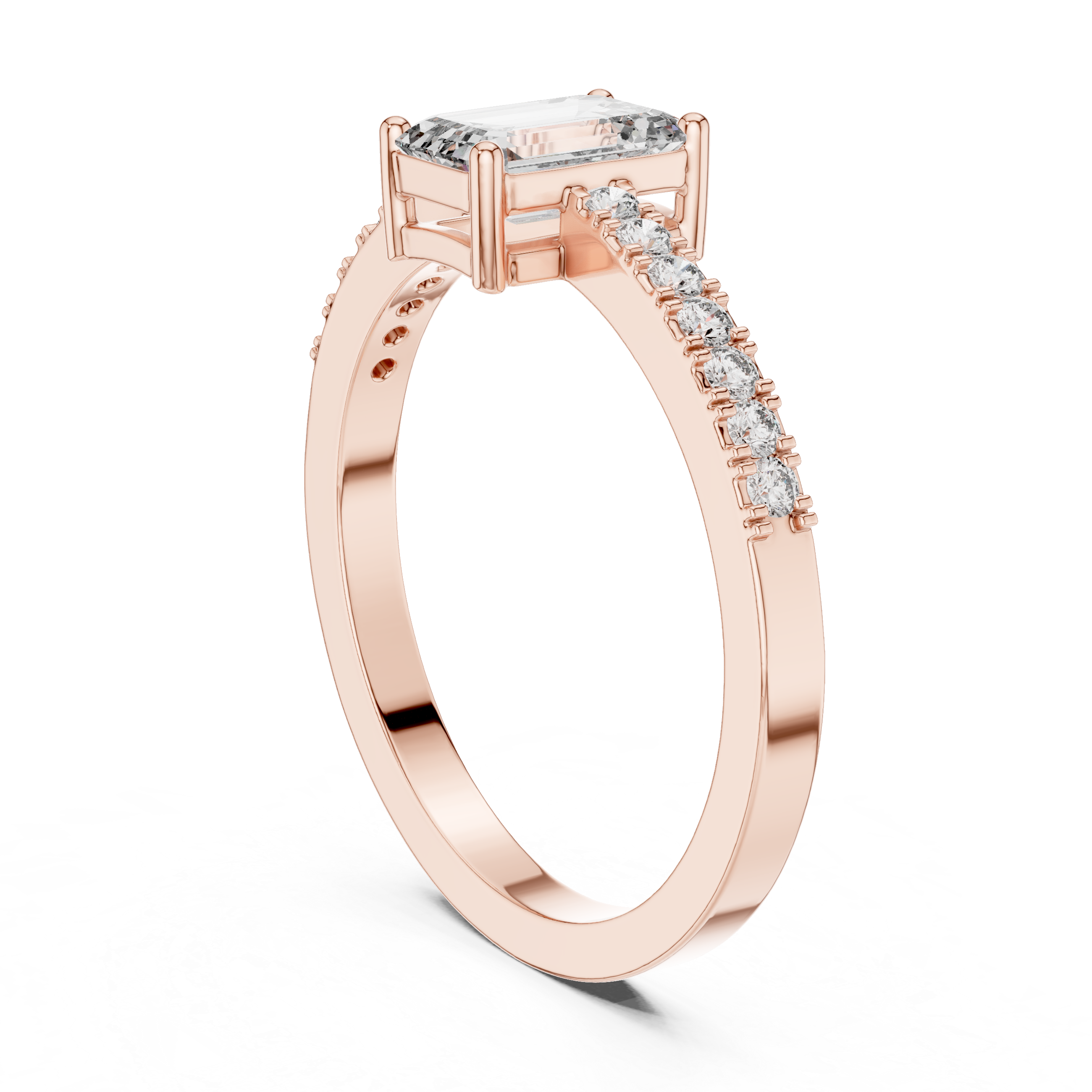 Timeless Round Solitaire Diamond Lab Grown Diamond Ring 0.5ct