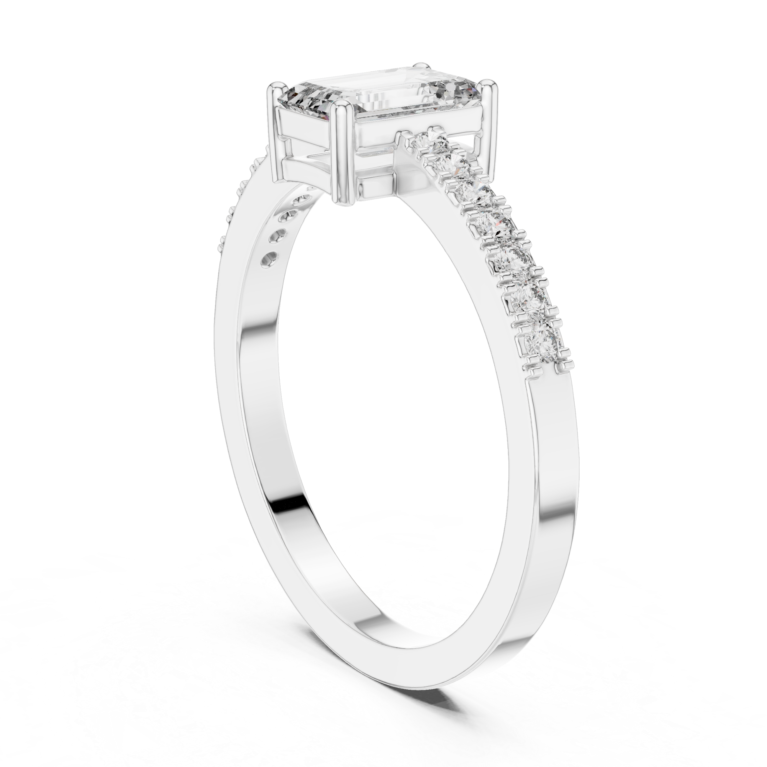 Timeless Round Solitaire Diamond Lab Grown Diamond Ring 0.5ct