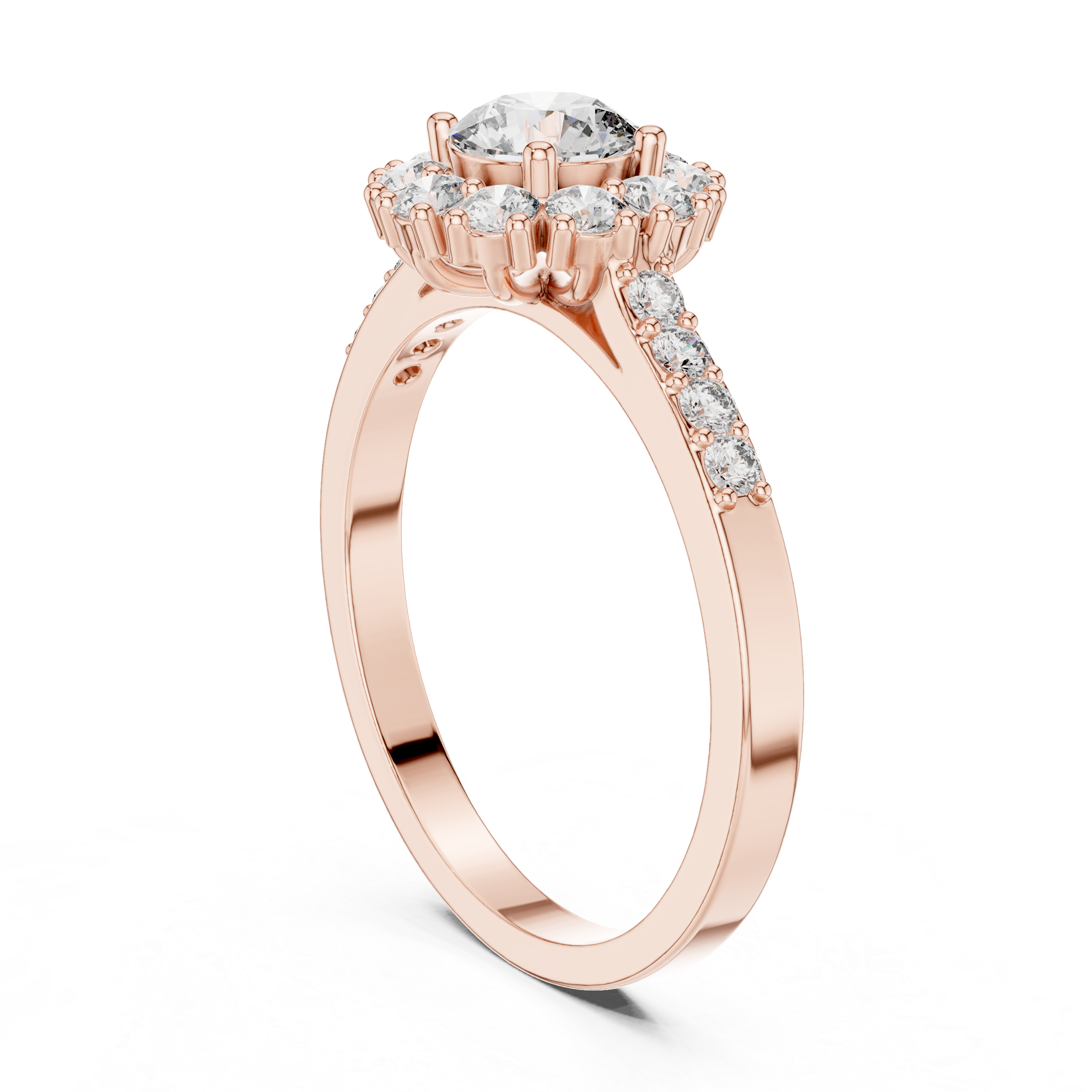 Timeless 0.5 ct Round Diamond Lab Grown Diamond Ring